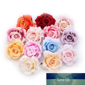 Roses artificielles en soie romantique pour la saint-valentin, têtes de fleurs pour arc de mariage, décorations florales de mariée, fleurs de décoration DIY pour la maison