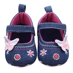 ROMIRUS Bébés Chaussures Fille Chaussures Bebes Fille Sapato Menina Nouveau-Né Vintage Toile Broderie Baskets Chaussons bebek ayakkabi