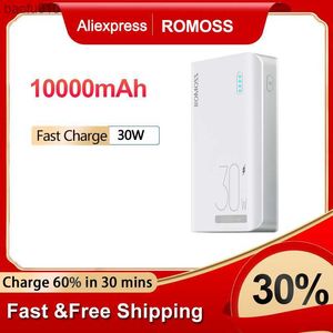 ROMOSS Power Bank 10000mAh PD 30W 20W Fast Charging Portable Battery External 10000 mAh Powerbank For iPhone 14 pro max Xiaomi L230619