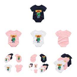 Rompers 2022 Kids Romper Summer Boys and Girls Fashion pasgeboren baby klimmende kleding merken meisje baby drop deliv babydhshop leveren ot3t4