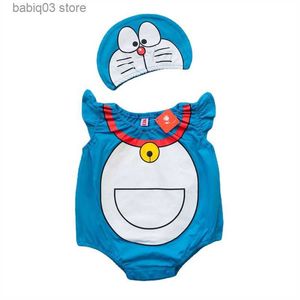Barboteuses Anime Doraemon Bébé Barboteuses Vêtements Infantile Garçons Filles Bébé Body Bande Dessinée Onesie Nouveau-Né Combinaisons Ropa bebe Tenues Mignonnes T230529
