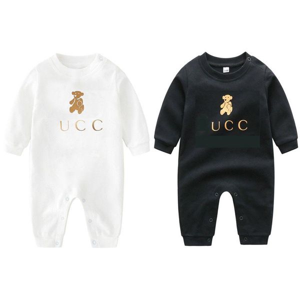 Barboteuses bébé né combinaisons vêtements à manches longues coton vêtements de créateur garçons filles livraison directe enfants maternité Ototd