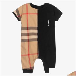 Rompers Baby Boys Romper Toddler Kids Lapel Single Breasted Jumps Curchs Designer Boîtier NOUVEAU NOUVELLE-NOURN COST CASS