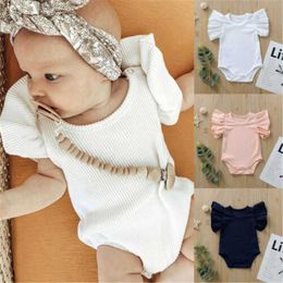 Rompers baby katoen kort mouwen strakke passende kleding babykleding babykledingl2405L2405
