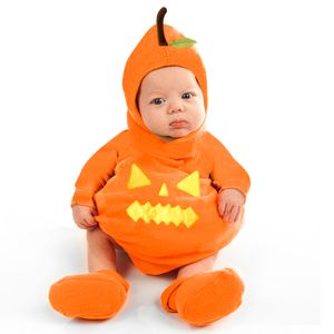 Mamelucos Baby Girl Traje náutico Niños pequeños Niñas Manga larga Halloween Calabaza Cosplay Traje de mameluco Ropa de lana suave 230920