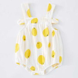 Rompers Baby Suit avec un ajustement serré 100% coton Baby Aling Cost Summer Princess Clothing Childrens Clothing A813L2405L2405