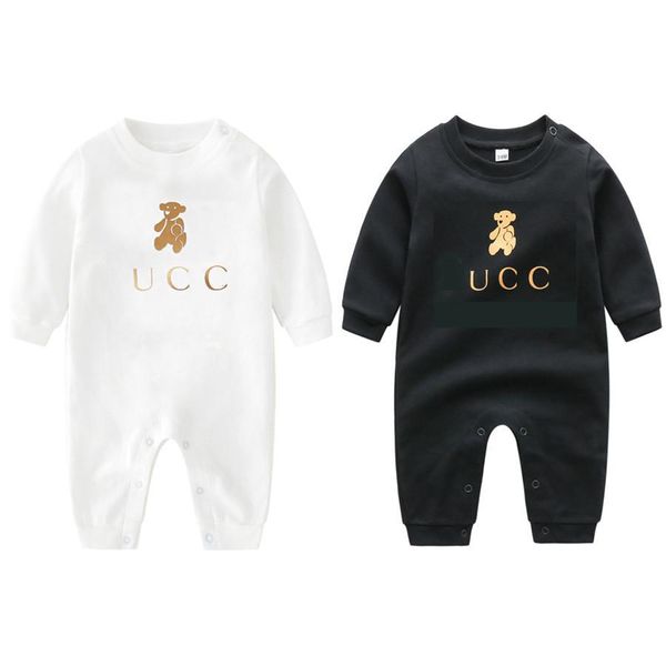 Barboteuses Bébé Barboteuses Vêtements Nouveau-Né À Manches Longues En Coton Designer Barboteuse Vêtements Pour Bébés Garçons Filles Combinaisons Drop Delivery Babydhshop Dhe3C