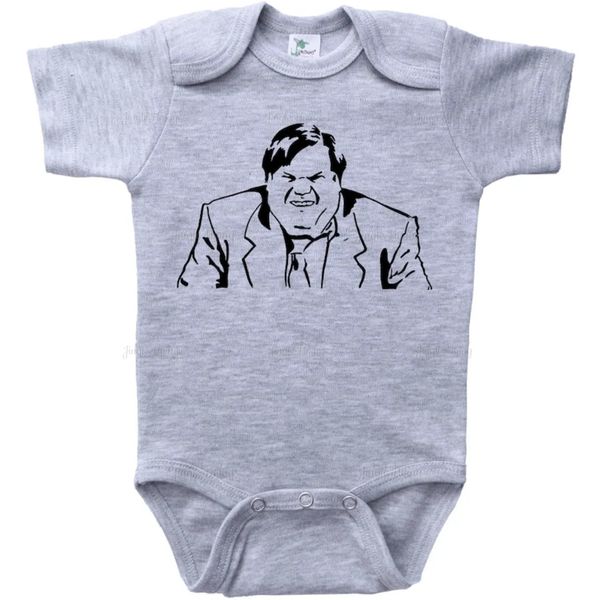 Barboteuses Chris Farley Onesie Chris Farley Giggles bébé body douche cadeau unisexe Onesie drôle tenue 231019