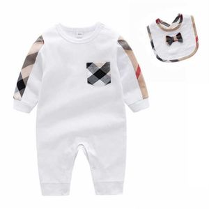 Barboteuses Desginer Bébé Vêtementsbabys One-Piece Vêtements Printemps Et Automne Coton Born Pyjamas Femmes Escalade Clothe283C Drop Delivery Dhuyb