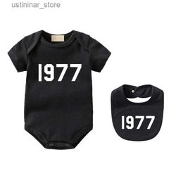 Rompers ESS Pasgeboren Rompers Sets Baby Cotton Jumpsuits Set Short Sleeve kleding Designer For Girls Boys Romper 1977 Kids Jumpsuit Luxe Bodysuit Cyd24010404-6 L47