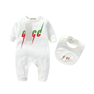 Rompers G Designer Baby Clothes Romper 100% coton bébé garçon fille lettre lettre combinaison combinaison de combinaison