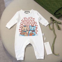 Rompers Infant Born Baby Romper Girl Designer Brand Newborn Sets Letter Costume Overalls Des Jumpsuit Kids Bodysuit voor baby's Outfit W3EM#