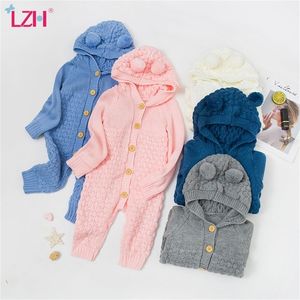 Barboteuses LZH automne infantile bébé tricot barboteuses pour bébé garçons combinaison hiver enfants salopette bébé fille vêtements pour né Halloween Costumes 220905