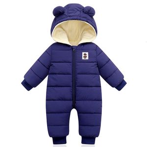 Rompertjes LZH Baby Snowsuit Baby geboren kleding Kinderen Winter Jumpsuit voor jongens Meisjes Romper voor baby Overalls Kinderen Kerstkostuum 230925