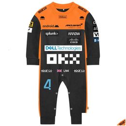 Rompers McLaren Baby Jumpsuit Forma One Racing Bay Boys and Girls Bailey Spring Autumn Long Sheeves 230608 Drop Delivery Kids Maternit OT9AO