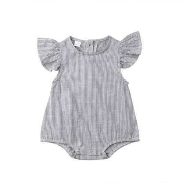 Rompers en gros de bébé été pour bébés filles à manches courtes à manches courtes à manches courtes garçons saut