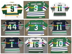 RON FRANCIS CHRIS PONGER CCM Throwback Hartford Whalers Maillot de hockey GORDIE HOWE BRENDAN SHANAHAN JOEL QUENNEVILLE KEVIN DINEEN RAY FERRARO MIKE LIUT Taille