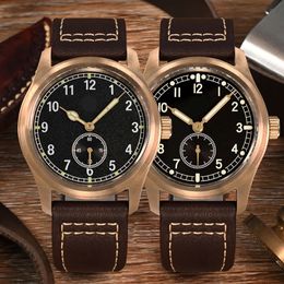 RONDA 6004 Herenhorloge Klok Brons Stijl Kwarts Vintage Militair Eenvoudig Modieus Leer Aangepast 37 mm 10 bar Roségoud Rond 20 cm