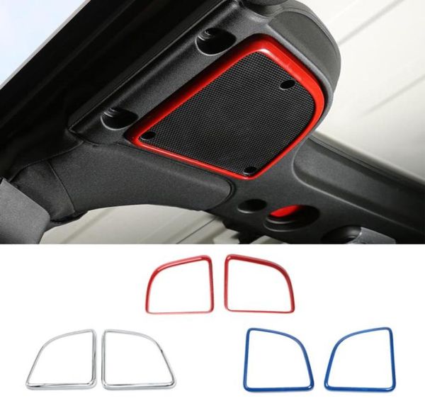 Couvercle de cadre de haut-parleur de toit/couvercle de haut-parleur de toit pour Jeep Wrangler 2015 – 2017, nouveaux accessoires d'intérieur de voiture 8181124