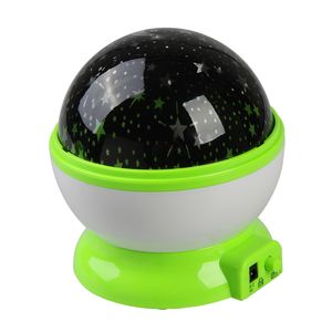 Room Decoratie Nieuwheid Nachtlicht Projector Lamp Rotary Flashing Starry Star Moon Sky Star Projector Kinderkinderen Kindercadeaus