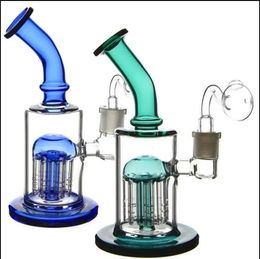 Beker bong Arm Boom Perc Waterpijpen rook Glas waterleidingen bedwelmende glazen booreilanden draagbare dab recycler met 14mmm banger