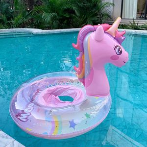 Rooxin Gonflable Licorne Cygne Piscine Flotteurs pour Enfants Anneau De Natation Bébé Tube De Natation Fournitures de Jeux D'eau Flotteur Siège Beach Party 240323