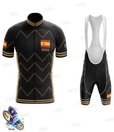 Ropa Ciclismo 2021 verano equipo de España transpirable QuickDry Ciclismo Jersey conjunto Ropa de bicicleta Maillot Hombre Racing Sets6002903