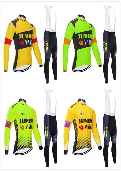 Ropa Ciclismo Invierno 2020 Pro Team hiver cyclisme maillot kit thermique polaire cyclisme vêtements bavoir pantalon set8733803