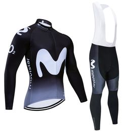 Ropa Ciclismo Invierno2020 Pro Team Men039s hiver thermique polaire maillot de cyclisme ensemble vêtements de vélo VTT maillot de vélo pantalon à bretelles6801891