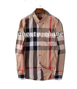 ropahombre turn Chemises habillées de luxe pour hommes Mode Casual Business Social et Cocktail Shirt Marque Printemps Automne Minceur Les vêtements les plus à la mode