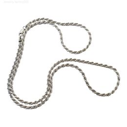 Touwketting zilveren ketting choker gemaakt met de ketting genaamd touw, alles in 925 zilver, de dikte van deze ketting is 3,0 mm