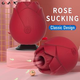 Rosa vibrador vagina sugando vibradores otrio oraal likken clitris estimulao poderosa brinquedos sexyuais para a masturbao feminina