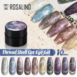 Rosalind 5 ml glanzende diamant glitter gel nagellak hybride vernissen voor manicure nail art ontwerpgel polish top en base set