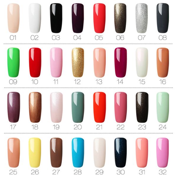 Esmalte de uñas 7ml Gel Art Set para manicura Soak Primer Laca híbrida UV semipermanente