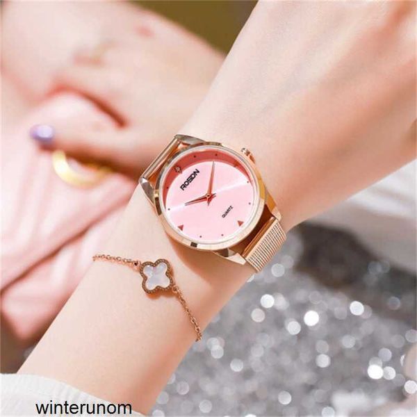 Rosdn Couple Watches Rosdn Watch Top Ten Full Sky Star Brands Mouvement Cadeaux pour la Saint-Valentin L3227-1 (style fille rose) HBR9