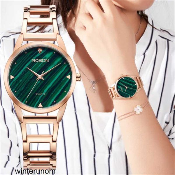 Rosdn Import Relojes Rosdn Reloj Mujer Estrella Reloj Vacío Tiktok Red Estrella Roja Reloj Mujer HBV2