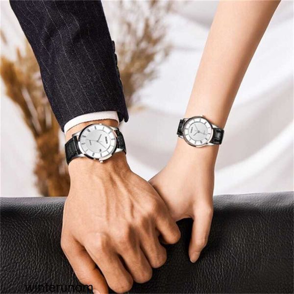 Rosdn Limited Montres Mouvement Suisse Rosdn Couple Montres Une Paire d'envoyer Petite Amie Petit Ami Simple Tempérament Tendance De La Mode Étanche Mince Montre À Quartz HBQN