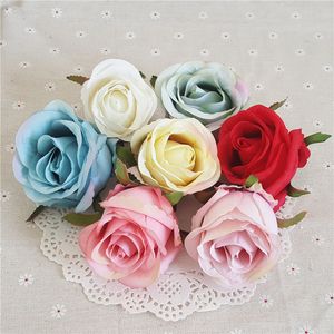 Rose Fleur Tête Fleurs Artificielles Rose Fleur Rose Fleur Décoration Murale Décorations De Mariage DIY Saint Valentin Cadeaux XD24555