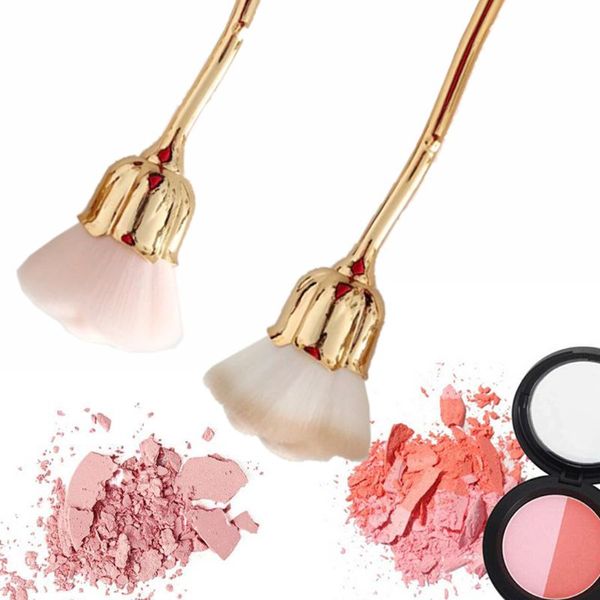 Rose Fleur Forme Pinceaux De Maquillage Poudre Libre Blush Brosse Beauté Outil Explosion Nail Poudre Brosse