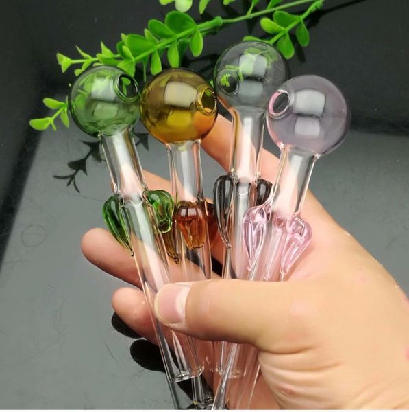 Rose football walking board bongs accesorios Glass Smoking Pipes coloridos mini multicolores Hand Pipes Best Spoon glas