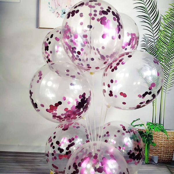 Globos de oro rosa Deco Anniversaire Adulte Baby Shower Boy Girl Decoración de fiesta de cumpleaños Suministros de boda