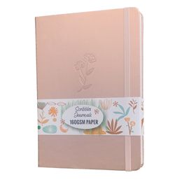 Rose Gold Cover Gestippelde Notebook Dot Grid Journal Ins Bujo, 160GSM Bamboe Dik Papier met genummerde pagina * Buke 210611