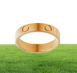 Anillo de diseñador personalizado de oro rosa para mujeres anillo de lujo hombres de alta calidad Hecho en china Titanium Steel Diseño grueso sin FA4231022