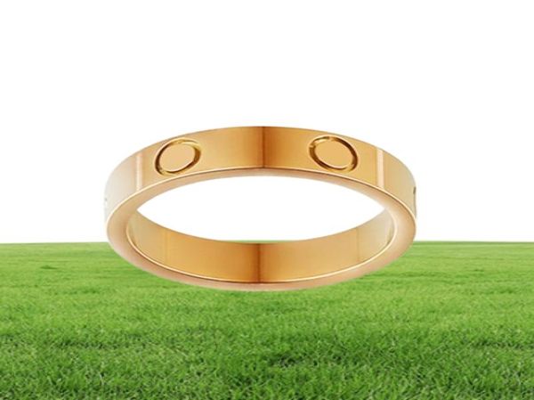 Anneau de créateur personnalisé en or rose pour femmes anneau de luxe Men de haute qualité fabriqué en Chine en acier titane conception de placage épais sans FA6346305