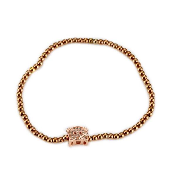 Or rose daisy love heart chat ensemble de bijoux d'ours pour les petites filles collier boucles d'oreilles bracelet bracelet pour les femmes et les filles