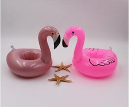 Rose Gold Flamingo Coaster PVC Opblaasbare Drijvende Pools Spashg Drink Cup Houder Water Speelgoed Luchtkussen Trays