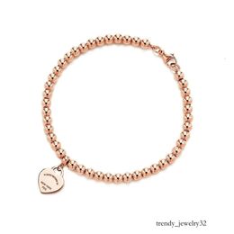 Rose Gold Link Chains High -waarde Girl Love Charm Design Bracelet Quality Style Never Fade Classic Design Fashion Jewelry Gifts Packaging