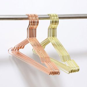 Rose Gold Metal Clothes Shirts Hanger Met Groove, Heavy Duty Sterke Jassen Hanger, Suit Hanger LX1949