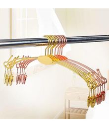 Hangers de metal de oro rosa calcetines interior sujetador de lencería de lencería clips de bragas para suministros de lavandería2506937
