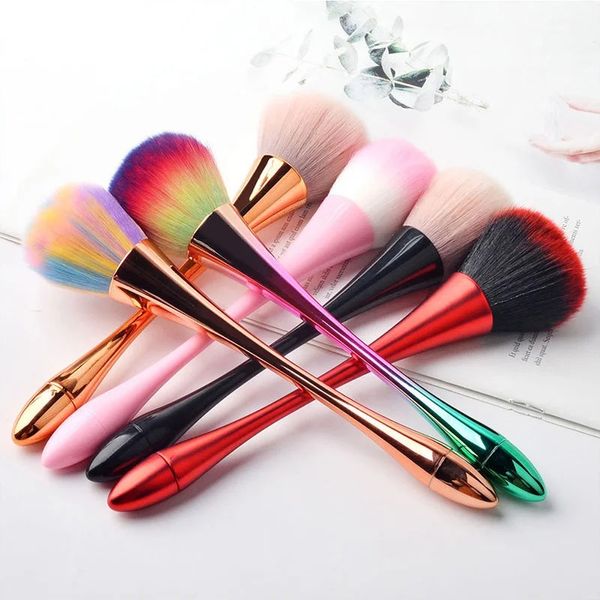 Rose Gold Powder Powder Blusher Professional Makeup Brush grand maquillage face brosse de maquillage Face Face Couleur Makeup Hair Tool